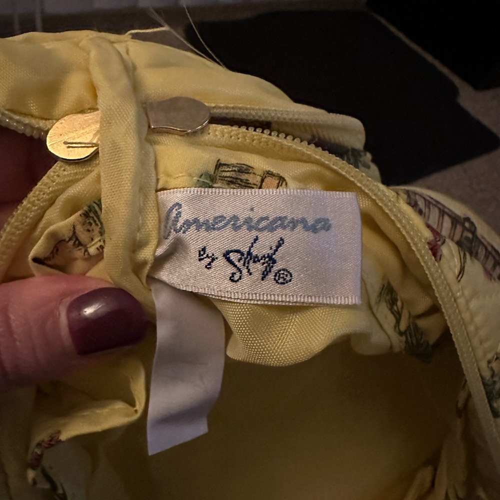 Americana by Sharif Quilted Cosmetic Bag - Picture 8 of 8